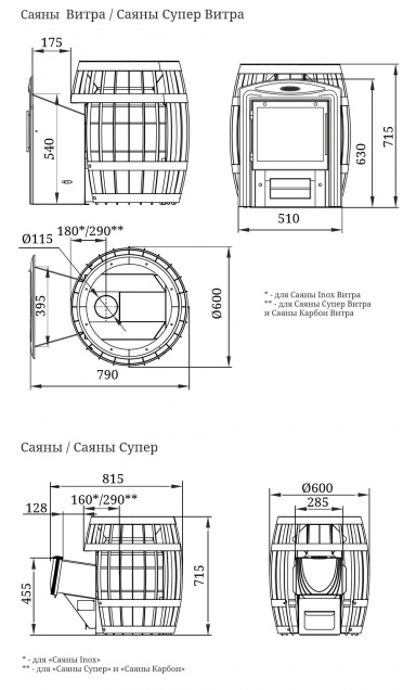 Саяны Inox - смотреть на официальном сайте TMF